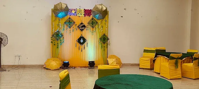 Birthday decoration setup by Shree Balaji Caterers