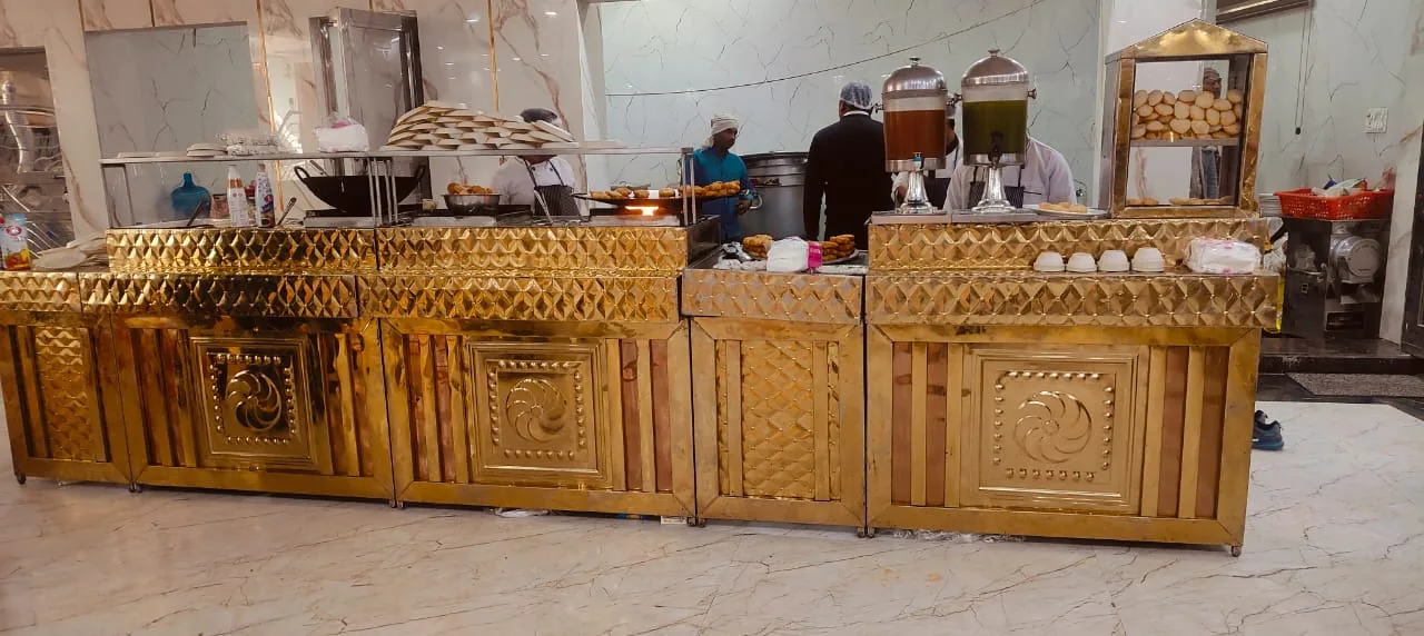 Premium carved buffet counters