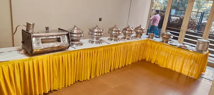 Catering buffet arrangement by Shree Balaji Caterers