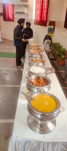 Food serving line by Shree Balaji Caterers