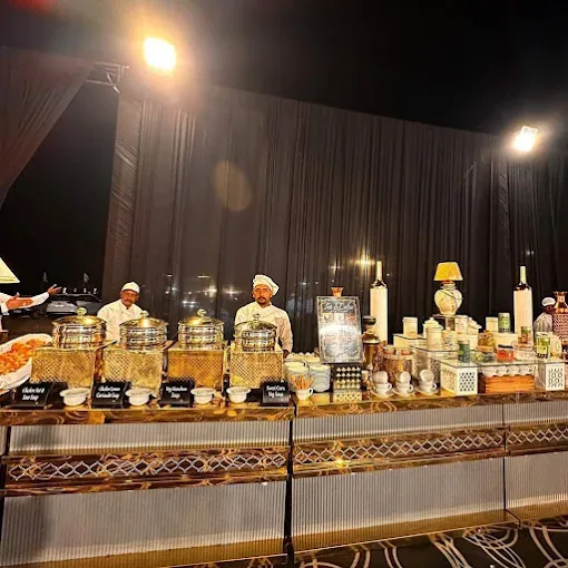 Live food counter for a party